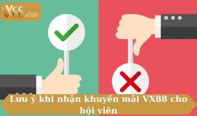 Lưu ý khi nhận khuyến mãi cho hội viên